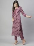 FASHIONABLE COTTON PRINTED TOP WITH BOTTOM PARTY WEAR WHOLESALE PRICE ETHNIC GARMENT (4)