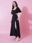 FASHIONABLE CREPE PLAIN ONE PIECE PARTY WEAR WHOLESALE PRICE ETHNIC GARMENT (5)