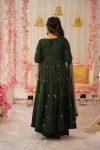 RICH LOOK CHINON SILK EMBROIDERY WORK GOWN BOTTOM WITH DUPATTA FESTIVAL WEAR WHOLESALE PRICE ETHNICGARMENT (3)