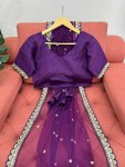 RICH LOOK SOFT NET CODING SEQUENCE WORK SAREE WITH UNSTITCHED BLOUSE PARTY WEAR WHOLESALE PRICE ETHNIC GARMENT (6)