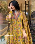 2NEW ARRIVAL RAYON PRINTED HAND WORK TOP PALAZZO WITH DUPATTA PARTY WEAR WHOLESALE PRICE ETHNIC GARMENT (9)