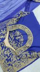 ATTRACTIVE CHINON EMBROIDERY CODING SEQUENCE WORK TOP BOTTOM WITH DUPATTA FESTIVAL WEAR WHOLESALE PRICE ETHNIC GARMENT (3)