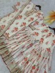 ATTRACTIVE CHINON SILK DIGITAL PRINT EMBROIDERY WORK TOP SHARARA WITH DUPATTA FESTIVAL WEAR WHOLESALE PRICE ETHNIC GRAMENT (4)