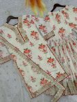 ATTRACTIVE CHINON SILK DIGITAL PRINT EMBROIDERY WORK TOP SHARARA WITH DUPATTA FESTIVAL WEAR WHOLESALE PRICE ETHNIC GRAMENT (4)