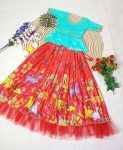 ATTRACTIVE CHINON SILK DIGITAL PRINT SEQUENCE WORK TOP LEHENGA FESTIVAL WEAR WHOLESALE PRICE ETHNIC GARMENT (1)