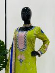 ATTRACTIVE GEORGETTE THREAD SEQUENCE WORK TOP SHARARA WITH DUPATTA FESTIVAL WEAR WHOLESALE PRICE ETHNIC GARMENT (5)