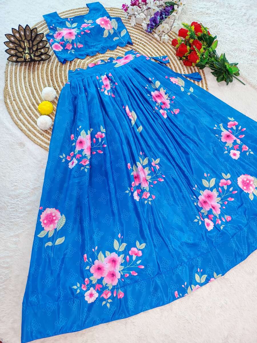 ATTRACTIVE NATURAL SILK DIGITAL PRINT WORK LEHENGA CHOLI FESTIVAL WEAR WHOLESALE PRICE ETHNIC GARMENT (7)