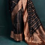 DESIGNER BANARASI SILK ZARI WEAVING WORK SAREE WITH UNSTITCHED BLOUSE FESTIVAL WEAR WHOLESALE PRICE ETHNIC GARMENT (3)