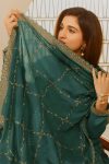 DESIGNER CHINON SILK EMBROIDERY SEQUENCE WORK TOP PALAZZO WITH DUPATTA FESTIVAL WEAR WHOLESALE PRICE ETHNIC GARMENT (5)