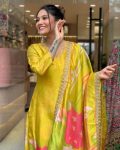 DESIGNER CREPE CODING SEQUENCE EMBROIDERY WORK TOP BOTTOM WITH DUPATTA PARTY WEAR WHOLESALE PRICE ETHNIC GARMENT (5)