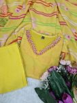 DESIGNER CREPE CODING SEQUENCE EMBROIDERY WORK TOP BOTTOM WITH DUPATTA PARTY WEAR WHOLESALE PRICE ETHNIC GARMENT (5)