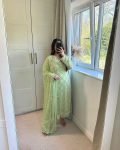 DESIGNER GEORGETTE EMBROIDERY SEQUENCE WORK TOP BOTTOM WITH DUPATTA PARTY WEAR WHOLESALE PRICE ETHNIC GARMENT (24)