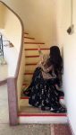 DESIGNER GEORGETTE EMBROIDERY SEQUENCE WORK TOP SHARARA WITH DUPATTA FESTIVAL WEAR WHOLESALE PRICE ETHNIC GARMENT (4)