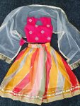 DESIGNER GEORGETTE MULTI COLORED LACE WORK KID’S LEHENGA CHOLI WITH DUPATTA PARTY WEAR WHOLESALE PRICE ETHNIC GARMENT (6)