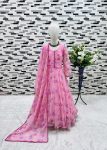 DESIGNER GEORGETTE PRINT WITH LACE WORK KID’S GOWN BOTTOM DUPATTA FESTIVAL WEAR WHOLESALE PRICE ETHNIC GRAMENT (8)