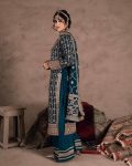 DESIGNER GEORGETTE SEQUENCE EMBROIDERY DIAMOND WORK TOP PALAZZO WITH DUPATTA FESTIVAL WEAR WHOLESALE PRICE ETHNIC GARMENT (1)