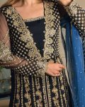 DESIGNER GEORGETTE SEQUENCE EMBROIDERY WORK TOP BOTTOM WITH DUPATTA FESTIVAL WEAR WHOLESALE PRICE ETHNIC GARMENT (4)