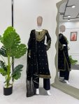 DESIGNER GEORGETTE THREAD SEQUENCE WORK TOP BOTTOM WITH DUPATTA PARTY WEAR WHOLESALE PRICE ETHNIC GARMENT (3)
