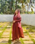 DESIGNER JIMMY CHOO SEQUENCE EMBROIDERY WORK GOWN BOTTOM WITH DUPATTA FESTIVAL WEAR WHOLESALE PRICE ETHNIC GARMENT (11)