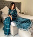 DESIGNER JIMMY CHOO SEQUENCE WORK SAREE WITH STITCHED BLOUSE FESVIVAL WEAR WHOLESALE PRICE ETHNIC GARMENT (11)