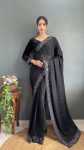 DESIGNER RANGOLI SILK SWAROVSKI MIRROR VELVET LACE WORK READY TO WEAR SAREE WITH UNSTITCHED BLOUSE PARTY WEAR WHOLESALE PRICE ETHNIC GARMENT (4)