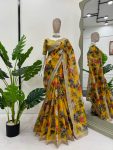 DESIGNER TABBY SILK THREAD SEQUENCE PRINTED WORK SAREE WITH UNSTITCHED BLOUSE FESTIVAL WEAR WHOLESALE PRICE ETHNIC GARMENT (16)