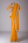 DESIGNER TABBY SILK THREAD SEQUENCE WORK SAREE WITH UNSTITCHED BLOUSE PARTY WEAR WHOLESALE PRICE ETHNIC GARMENT (16)