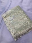 DESIGNER TWILL NET EMBROIDERY SEQUENCE WORK SAREE WITH UNSTITCHED BLOUSE FESVIVAL WEAR WHOLESALE PRICE ETHNIC GARMENT 2 (3)