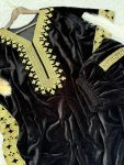 DESIGNER VELVET EMBROIDERY WORK KAFTAN WITH BOTTOM PARTY WEAR WHOLESALE PRICE ETHNIC GARMENT (2)