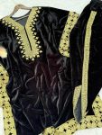 DESIGNER VELVET EMBROIDERY WORK KAFTAN WITH BOTTOM PARTY WEAR WHOLESALE PRICE ETHNIC GARMENT (2)