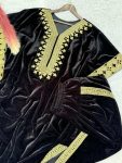 DESIGNER VELVET EMBROIDERY WORK KAFTAN WITH BOTTOM PARTY WEAR WHOLESALE PRICE ETHNIC GARMENT (2)