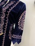 DESIGNER VELVET EMBROIDERY WORK TOP PALAZZO SET FESTIVAL WEAR WHOLESALE PRICE ETHNIC GARMENT (4)