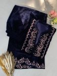 DESIGNER VELVET EMBROIDERY WORK TOP PALAZZO SET FESTIVAL WEAR WHOLESALE PRICE ETHNIC GARMENT (4)