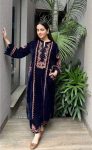 DESIGNER VELVET EMBROIDERY WORK TOP PALAZZO SET FESTIVAL WEAR WHOLESALE PRICE ETHNIC GARMENT (4)