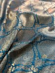 FANCY BANARASI SILK GOLD ZARI WEAVING WORK SAREE WITH UNSTITCHED BLOUSE FESTIVAL WEAR WHOLESALE PRICE ETHNIC GARMENT (38)