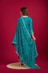 FANCY CHINON SILK EMBROIDERY SEQUENCE CODING WORK TOP BOTTOM WITH DUPATTA PARTY WEAR WHOLESALE PRICE ETHNIC GARMENT (4)