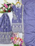 FANCY CHINON SILK EMBROIDERY SEQUENCE WORK TOP PALAZZO WITH DUPATTA PARTY WEAR WHOELSALE PRICE ETHNIC GARMENT (4)