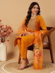 FANCY COTTON EMBROIDERY SEQUENCE WORK TOP BOTTOM DUPATTA CASUAL WEAR WHOLESALE PRICE ETHNIC GRAMENT (21)