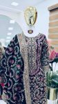 FANCY GEORGETTE EMBROIDERY CODING SEQUENCE WORK TOP PALAZZO WITH DUPATTA FESTIVAL WEAR WHOLESALE PRICE ETHNIC GARMENT (3)