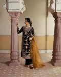 FANCY GEORGETTE EMBROIDERY SQUENCE WORK TOP PLAZZO WITH DUPATTA PARTY WEAR WHOLESALE PRICE ETHNIC GARMENT (4)