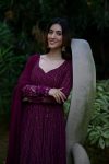 FANCY GEORGETTE EMBROIDERY ZARI WORK GOWN BOTTOM WITH DUPATTA FESTIVAL WEAR WHOLESALE PRICE ETHNIC GARMENT (3)