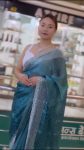 FANCY JIMMY CHOO SEQUENCE ZARI EMBROIDERY SIROSKI DIAMOND WORK SAREE WITH UNSTITCHED BLOUSE PARTY WEAR WHOLESALE PRICE ETHNIC GARMENT (3)