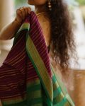 FASHIONABLE BANARASI SOFT SILK ZARI WEAVING WORK SAREE WITH UNSTITCHED BLOUSE PARTY WEAR WHOLESALE PRICE ETHNIC GARMENT (4)