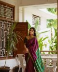 FASHIONABLE BANARASI SOFT SILK ZARI WEAVING WORK SAREE WITH UNSTITCHED BLOUSE PARTY WEAR WHOLESALE PRICE ETHNIC GARMENT (4)