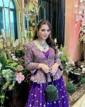 FASHIONABLE CHINON SILK THREAD ZARI EMBROIDREY WORK GOWN WITH KOTI PARTY WEAR WHOLESALE PRICE ETHNIC GARMENT (7)