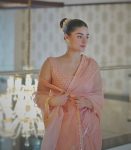 FASHIONABLE ORGANZA SILK EMBROIDERY SEQUENCE WORK SAREE WITH UNSTITCHED BLOUSE FESTIVAL WEAR WHOLESALE PRICE ETHNIC GARMENT (4)
