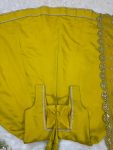 FASHIONABLE ROMAN SILK PLAIN GOWN WITH THREAD SEQUENCE WORK DUPATTA PARTY WEAR WHOLESALE PRICE ETHNIC GARMENT (3)