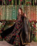 FASHIONABLE VELVET EMBROIDERY DIAMOND WORK TOP LEHENGA WITH DUPATTA PARTY WEAR WHOLESALE PRICE ETHNIC GARMENT (1)