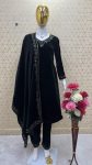 FASHIONABLE VELVET EMBROIDREY SEQUENCE WORK TOP BOTTOM WITH DUPATTA PARTY WEAR WHOLESALE PRICE ETHNIC GARMENT (3)
