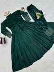GEORGEOUS CHINON SILK THREAD SEQUENCE WORK TOP WITH BOTTOM FESTIVAL WEAR WHOLESALE PRICE ETHNIC GARMENT (9)